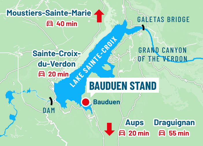 carte Bauduen