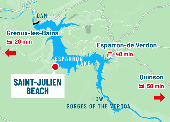 carte Gréoux-les-Bains